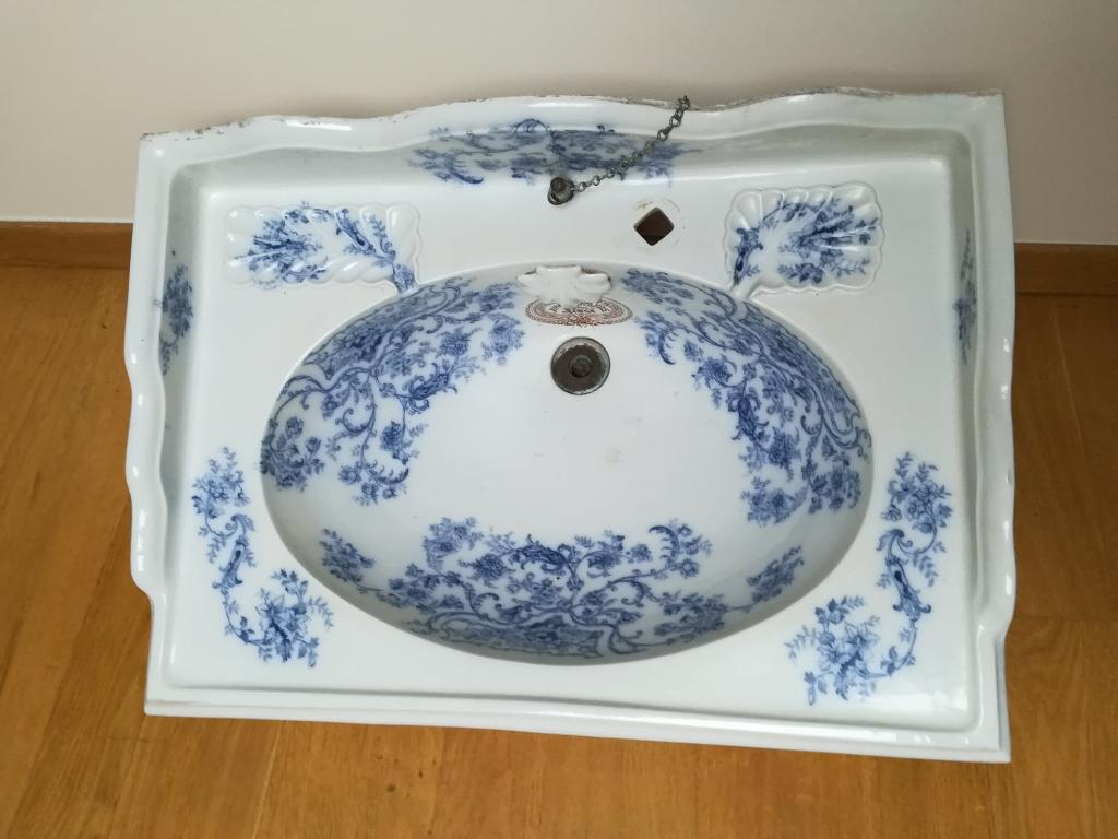 antieke wastafel wasbak lavabo engels brown westhead moore, Ophalen, Wastafel