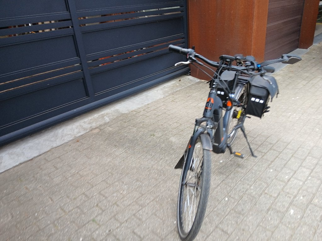 Elektrische fiets Thompson met Bosch motor., Fietsen en Brommers, Gebruikt, 50 km per accu of meer, 55 tot 59 cm, Ophalen