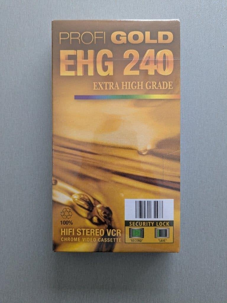 lege videocassette EHG 240, Ophalen of Verzenden, Nieuw in verpakking