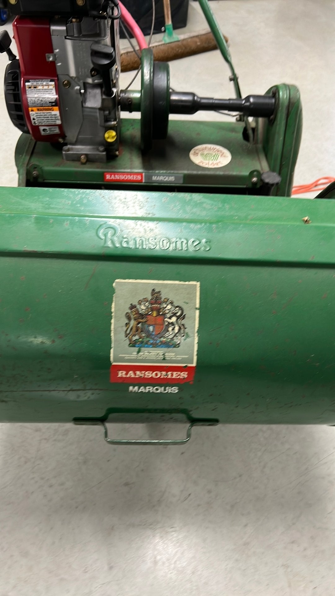 Grasmachine Ransomes Marquis, Enlèvement, Utilisé, Tondeuses à gazon à essence