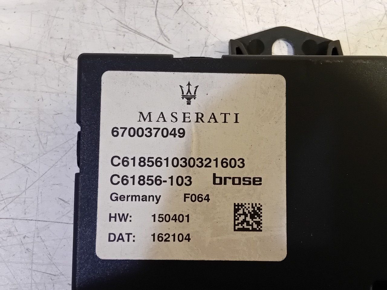 Computer Maserati Ghibli, Onderdelen@venauto.nl, Gebruikt, Ettenseweg 76, 4706 PB Roosendaal, The Netherlands, Herkomst onderdeel bekend