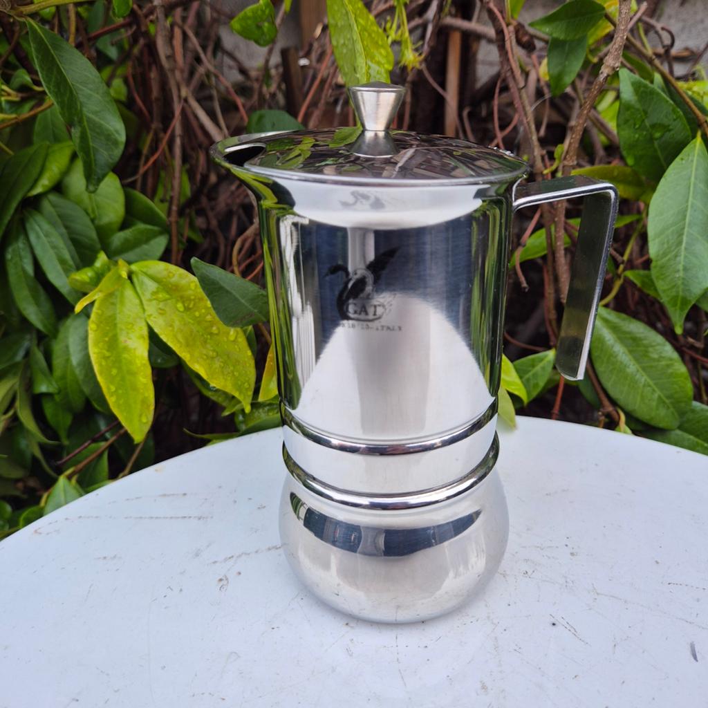 G.A.T. Italiaans espressomachine  inox 18/10, Antiek en Kunst, Verzenden