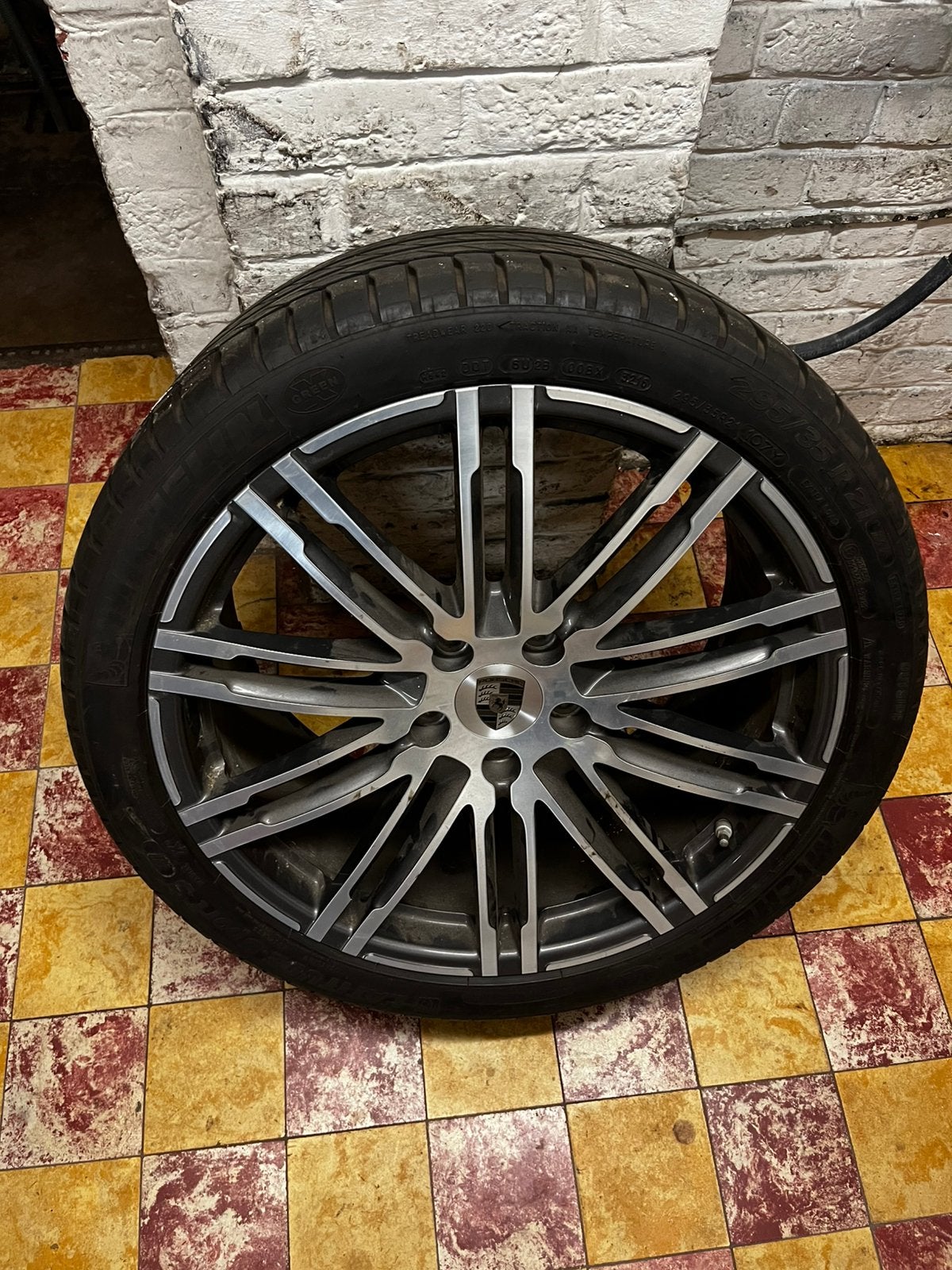 JANTES PORSCHE CAYENNE ORIGINAL 21 POUCES TURBO 3, 295 mm, Pneus été, 21 pouces, Enlèvement