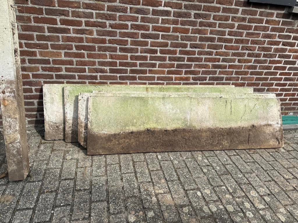 Gratis platen en palen, Tuin en Terras, Ophalen, Zo goed als nieuw