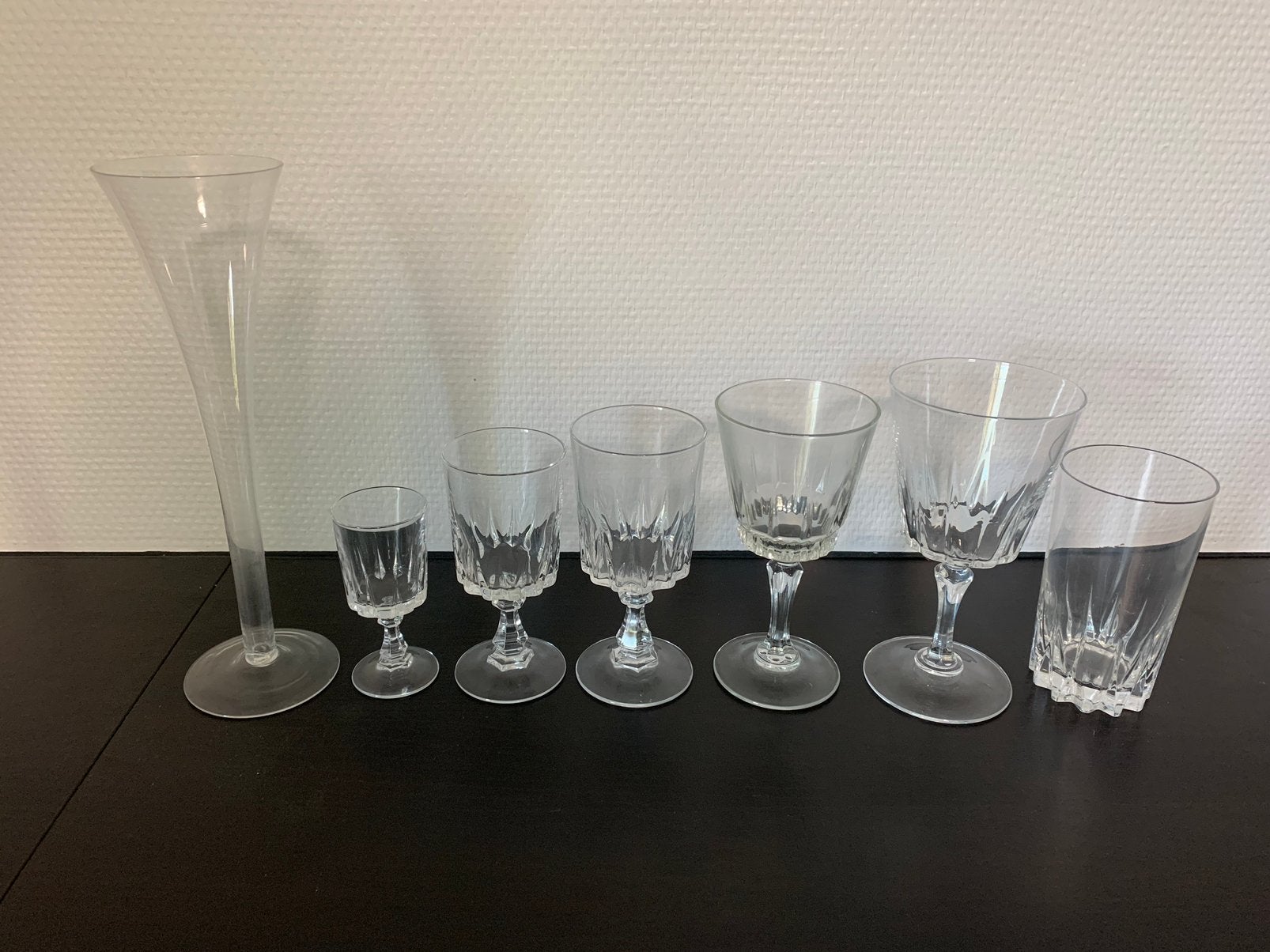 35 Kristallen glazen, Verzamelen, Glas en Drinkglazen, Ophalen, Waterglas