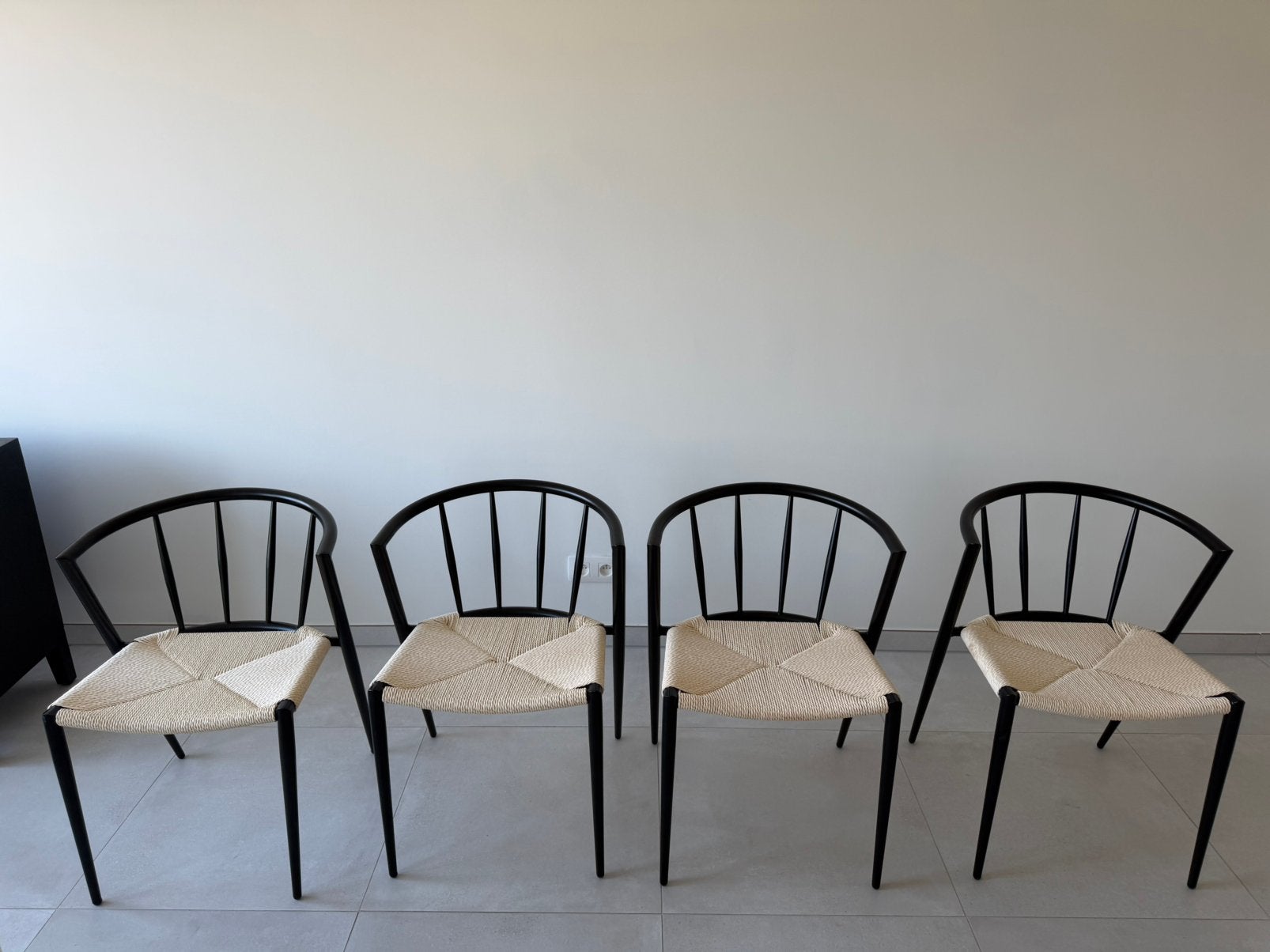 4 eetkamerstoelen, Neuf, Enlèvement, Osier ou Rotin, Quatre