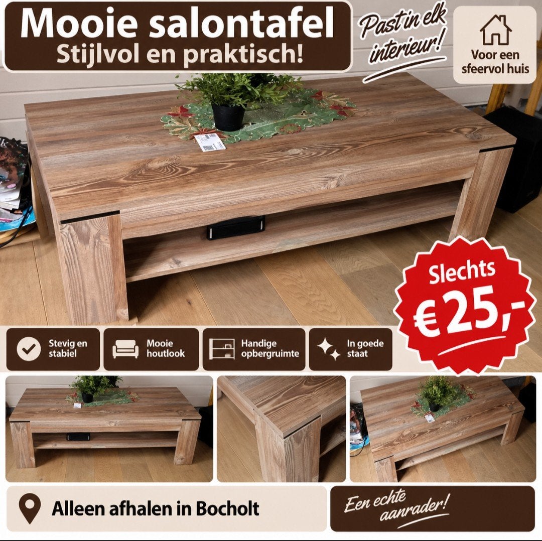 woonkamer tafel, Maison & Meubles, Enlèvement