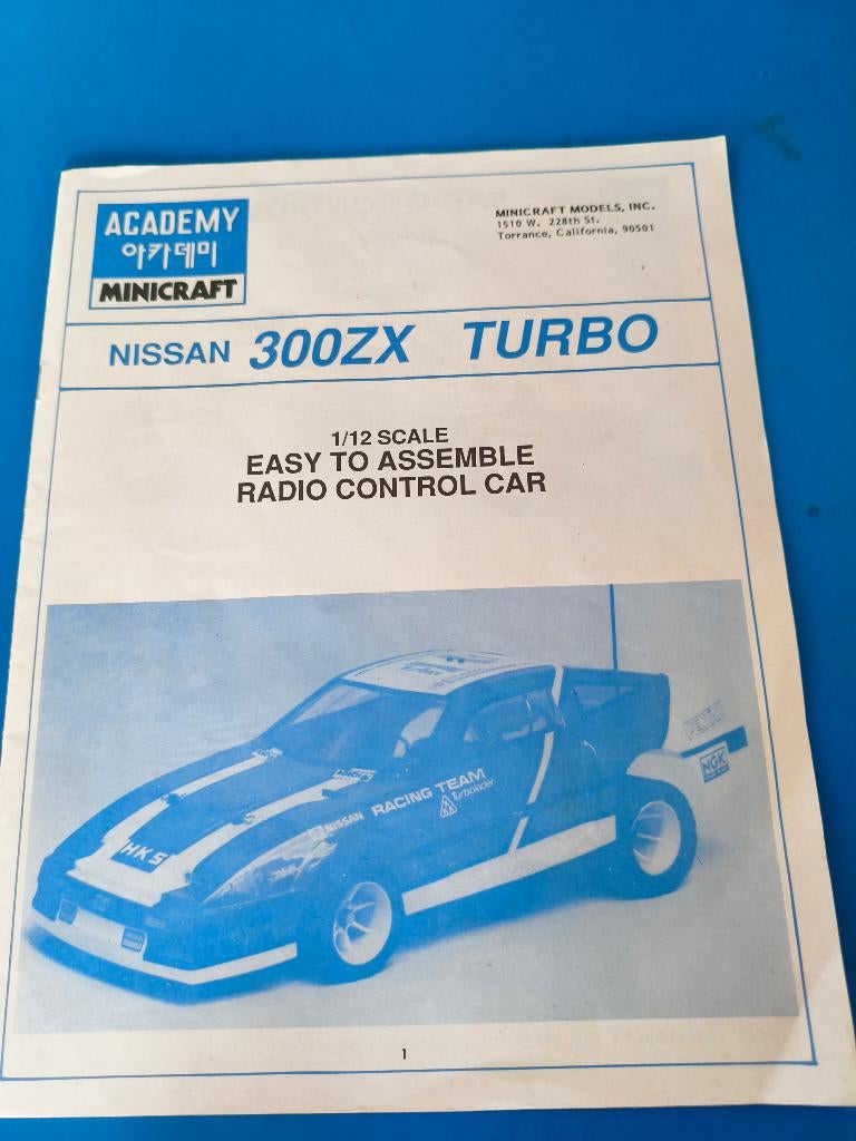 Vintage Rc Academy Nissan 300, Ophalen, Gebruikt, Elektro, Auto onroad