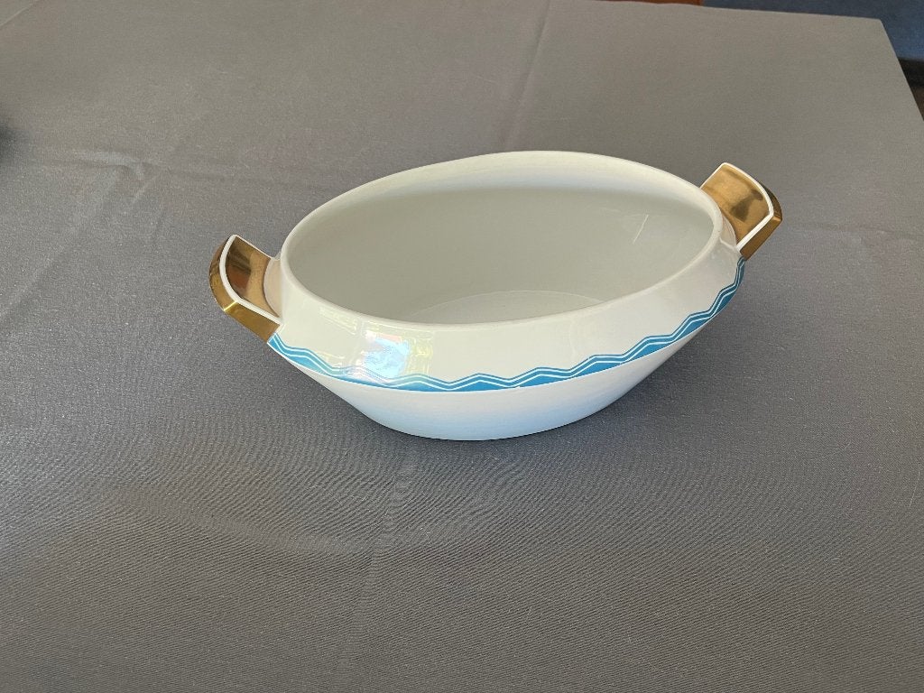 Limoges porselein art deco serveerschaal, Ophalen of Verzenden