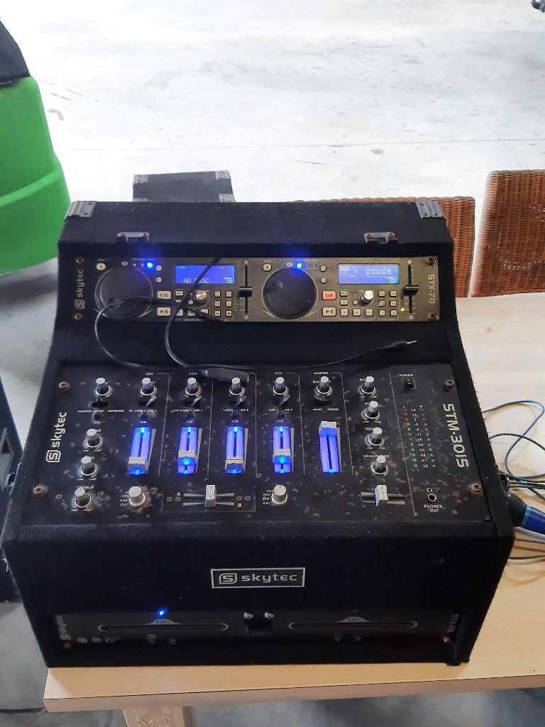 muziek installatie met lampen, Gebruikt, 120 watt of meer, Stereo, Ophalen