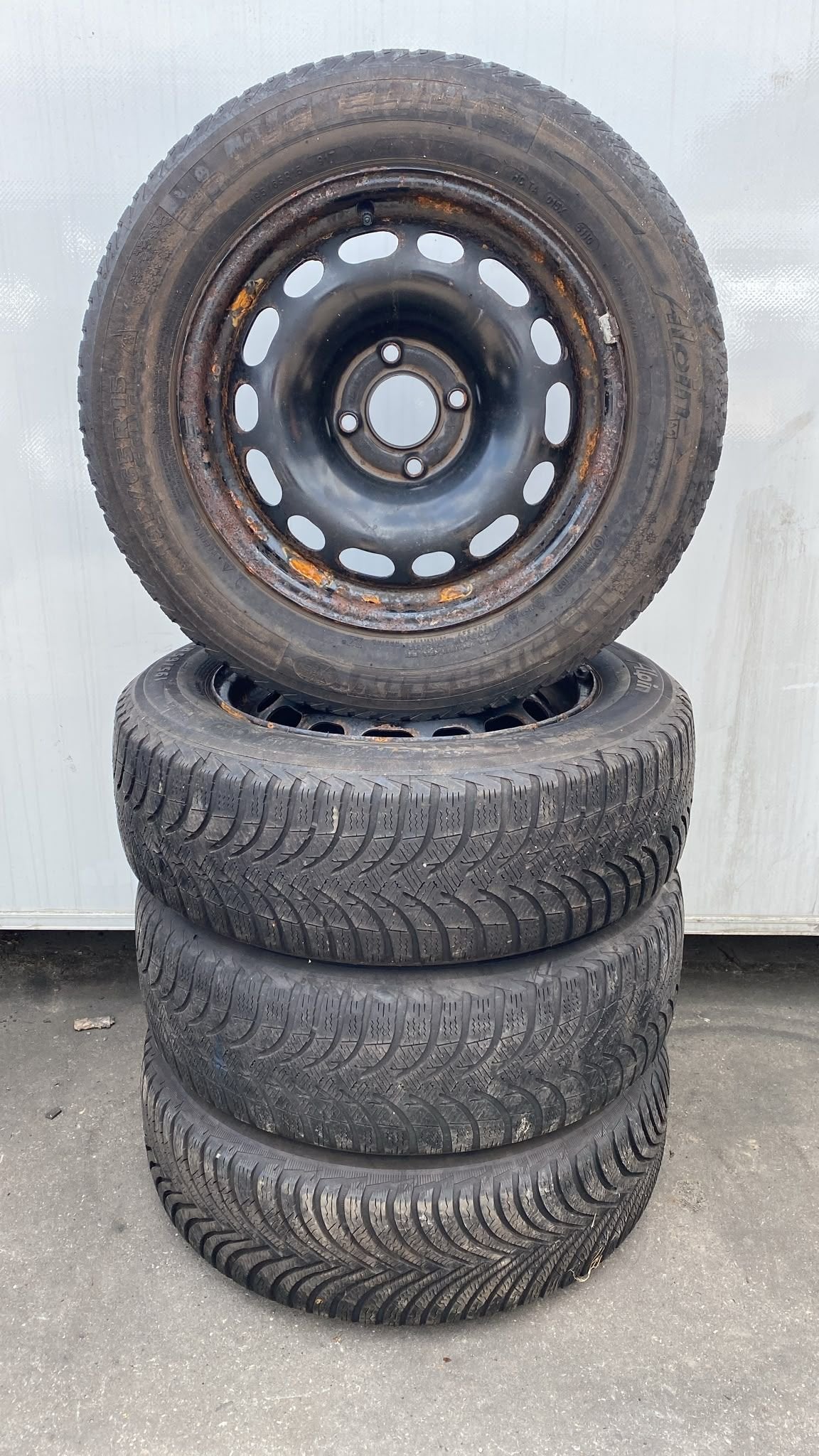Citroen Berlingo Peugeot Partner Winter Banden Set 195-65-16, Pneus et Jantes, -, Utilisé, -