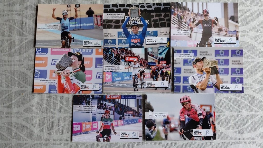 Cyclisme ; 8 wielrennersfoto's ( L. Kopecky-Van de Poel M.), Collections, Photos & Gravures, 1980 à nos jours, Enlèvement ou Envoi