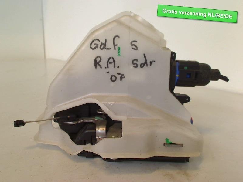PORTIERSLOT RECHTS ACHTER Golf V (1K1) (7L0839016E), Gebruikt, Volkswagen, Volkswagen AG, Achter