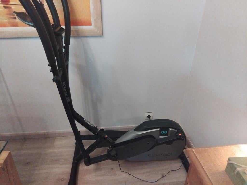 Vélo elliptique,  Domyos, noir, très bon état., Enlèvement, Vélo elliptique
