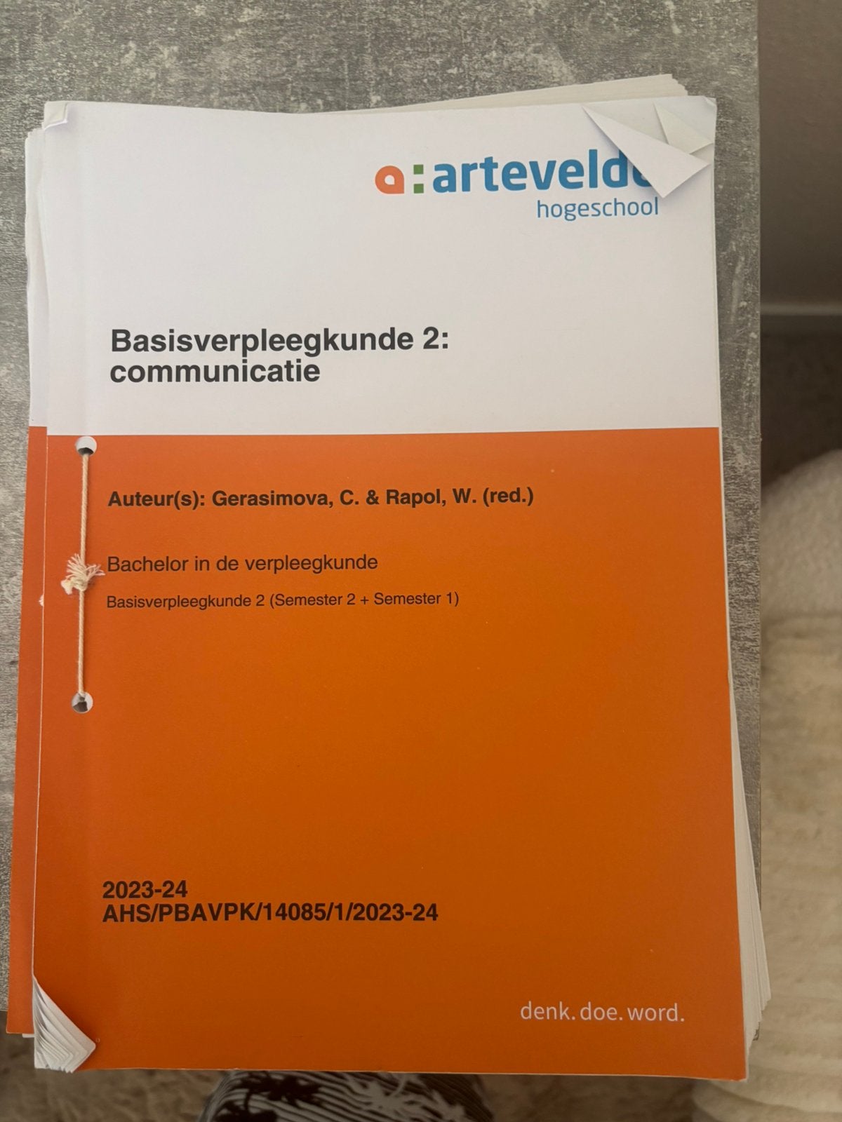 Basisverpleegkundige 2: communicatie, Verzenden, Gelezen