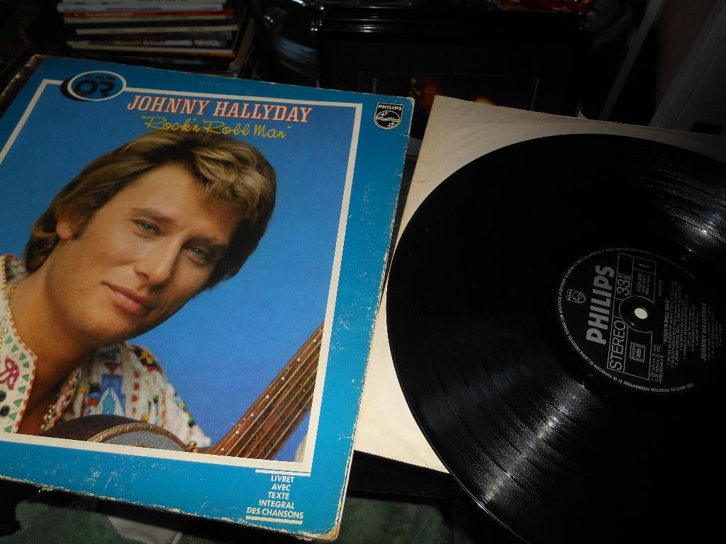 33T Johnny Hallyday " Rock n Roll Man" album or, Enlèvement ou Envoi