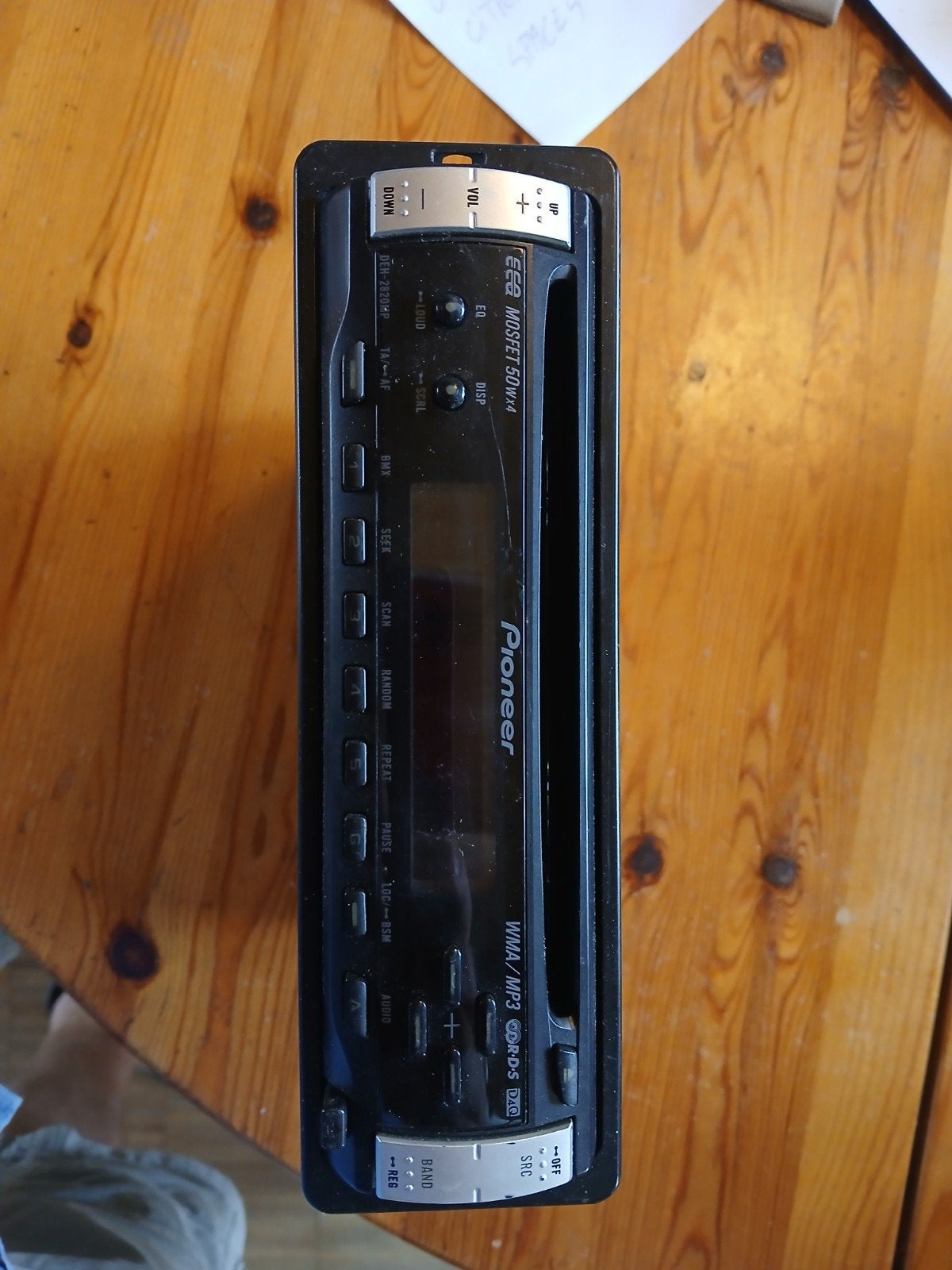 Autoradio pioneer met cdspeler, Ophalen