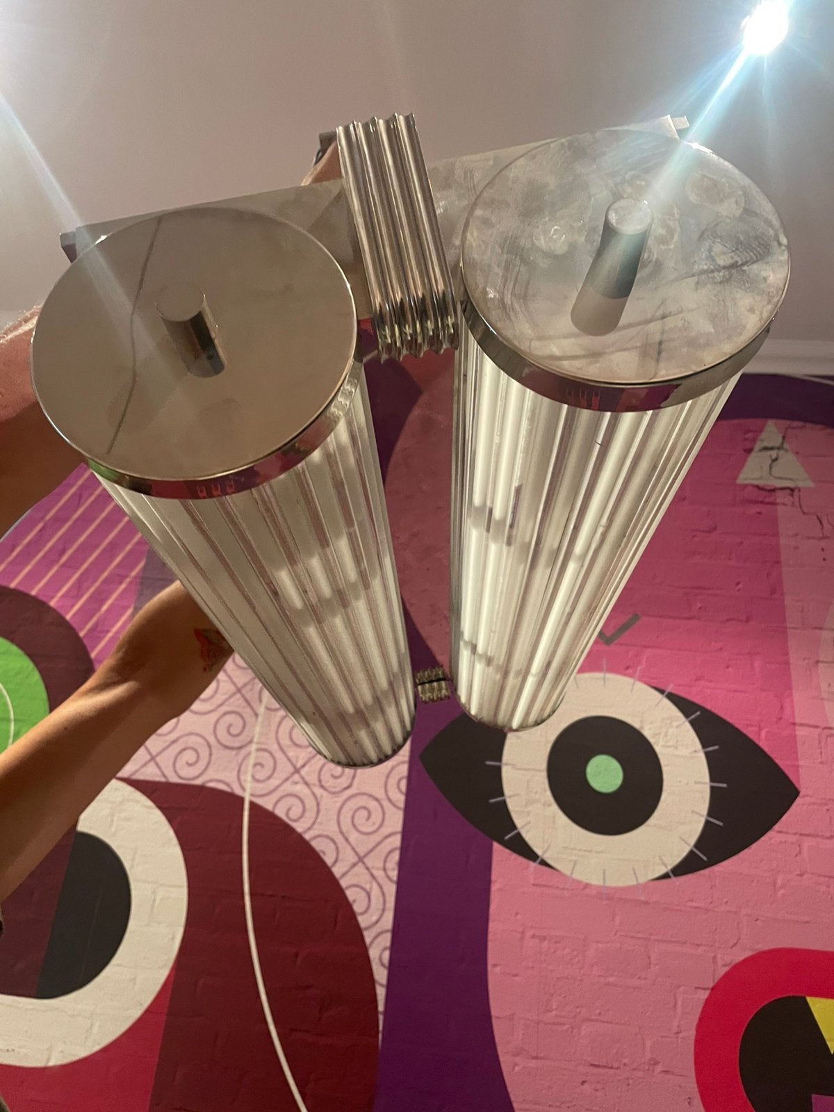 Art Deco design hanglamp, Ophalen, Zo goed als nieuw, Art deco