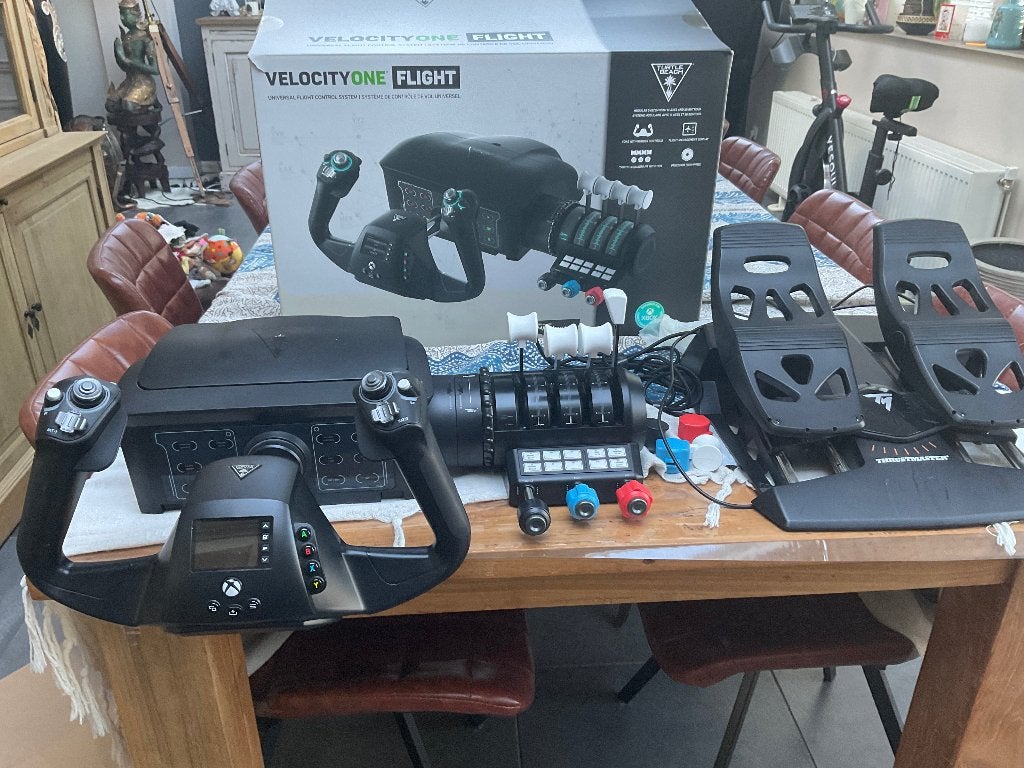 Turtle Beach VelocityOne Flight gaming yoke, Enlèvement, Utilisé, Volant ou Pédales