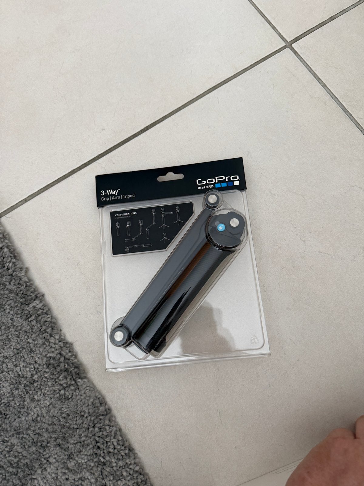 Trépied GoPro 3-Way neuf emballé, Enlèvement, Neuf