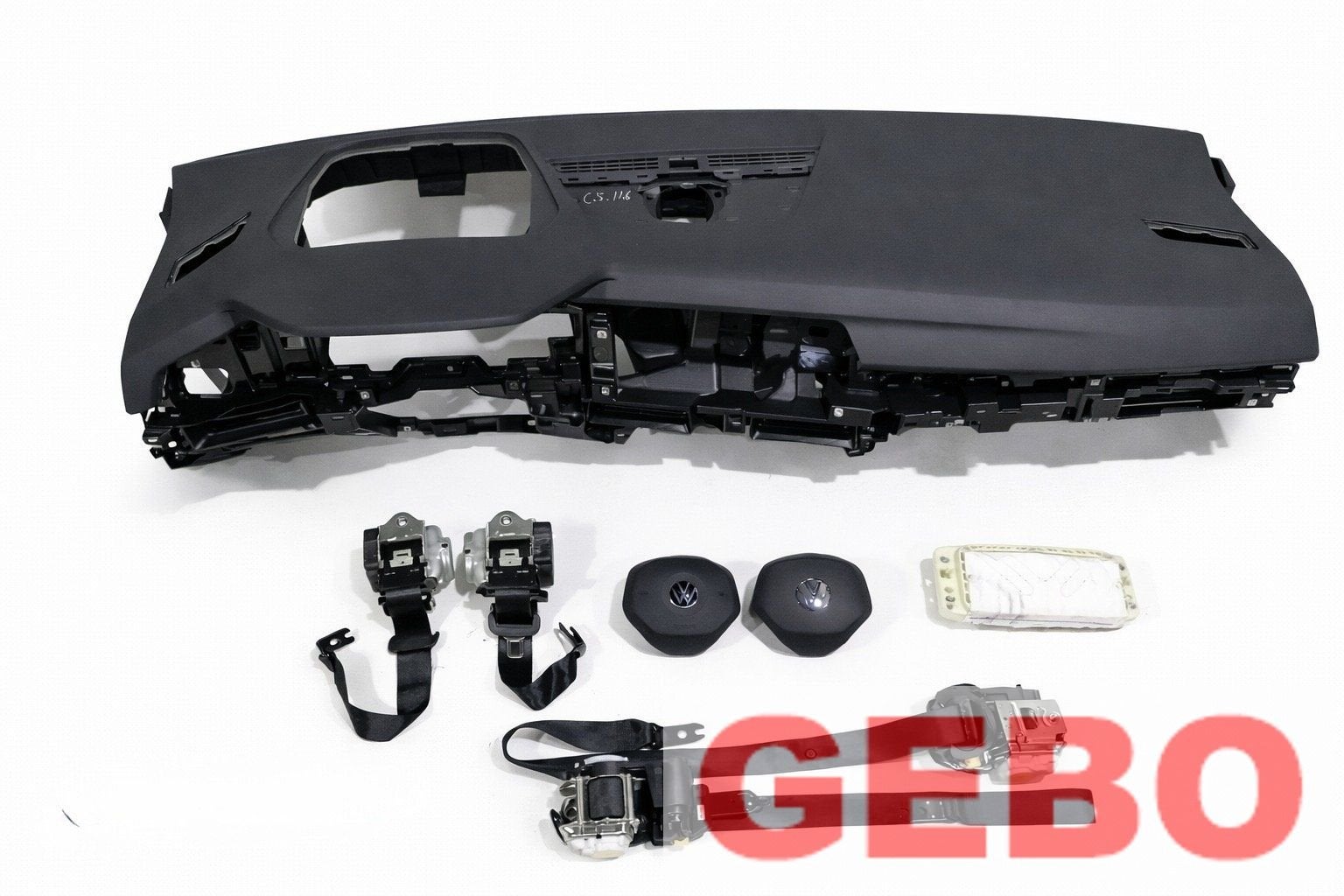 Volkswagen Golf 8 2020 t/m 2024 airbagset airbag gordels das, Gebruikt, -, Volkswagen, -