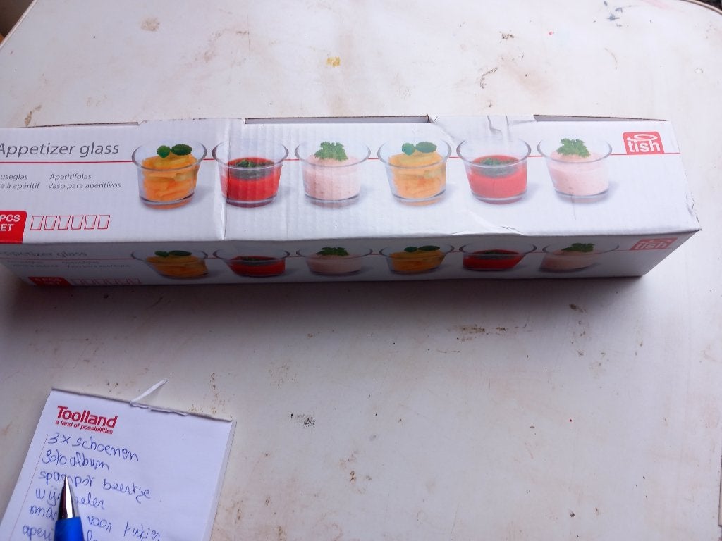 Aperitiefglaasjes, Huis en Inrichting, Ophalen, Nieuw, Glas