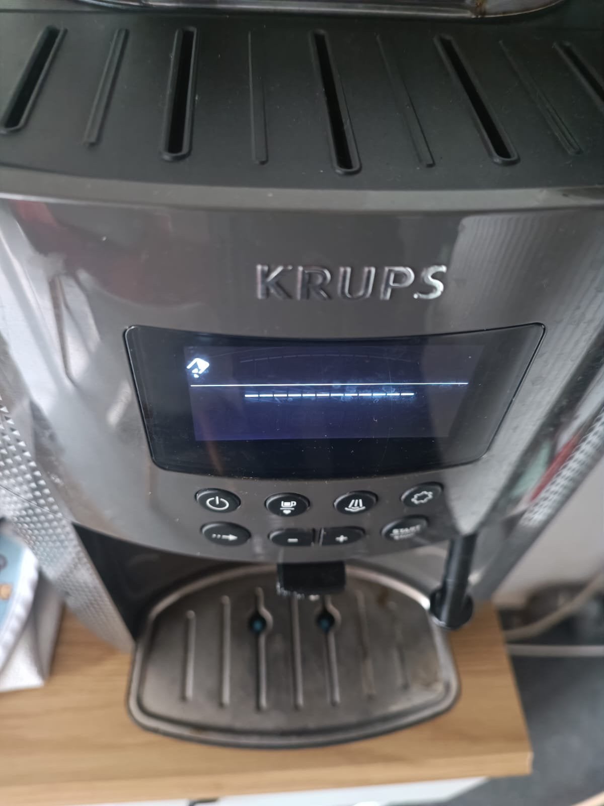 À réparer ou pour pièces Krups espresso café, Enlèvement, Ne fonctionne pas, Café en grains