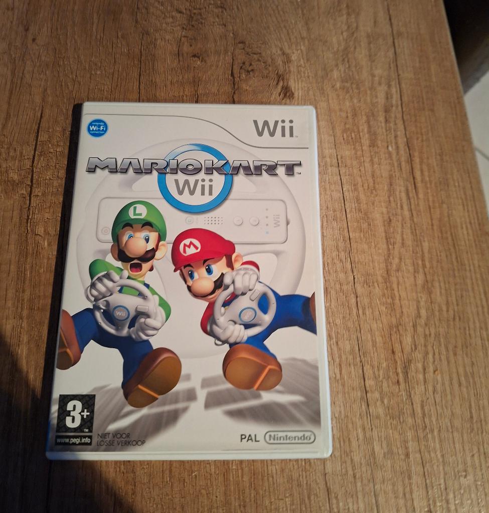 Jeu Nintendo Wii Mario Kart Wii + Volant ++++++, Enlèvement, Comme neuf, Aventure et Action, À partir de 3 ans