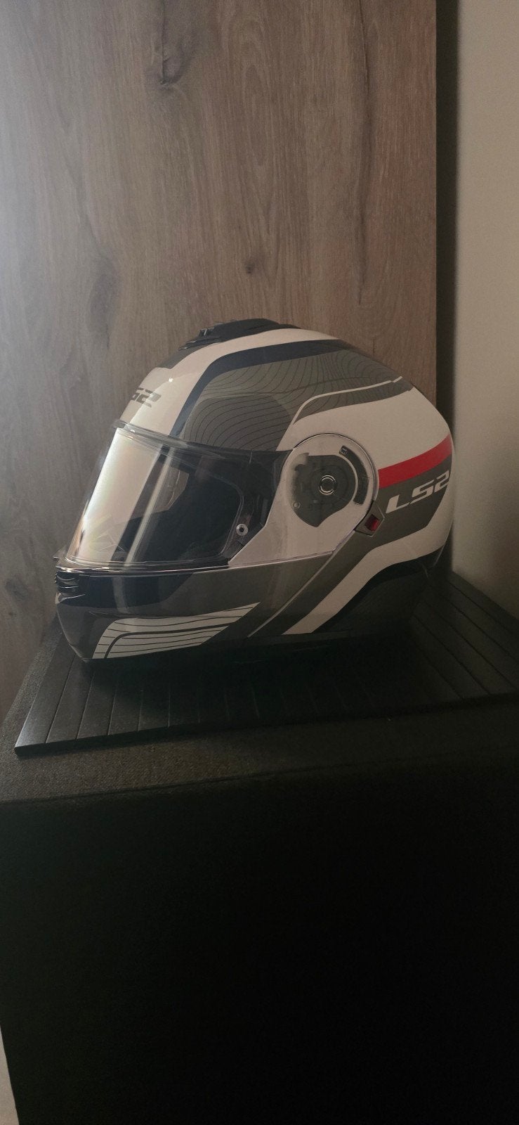 Systeemhelm LS2 Strobe II Monza XL, Motoren, Ophalen, XL, Systeemhelm