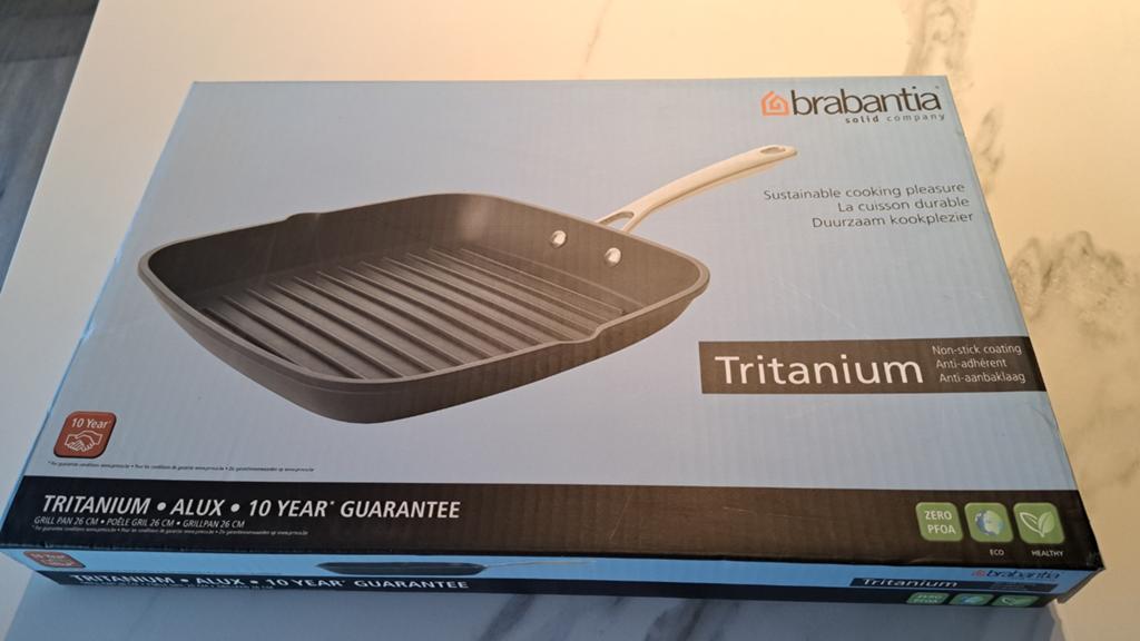 Brabantia grill pan 26cm NIEUW, Ophalen of Verzenden, Brabantia
