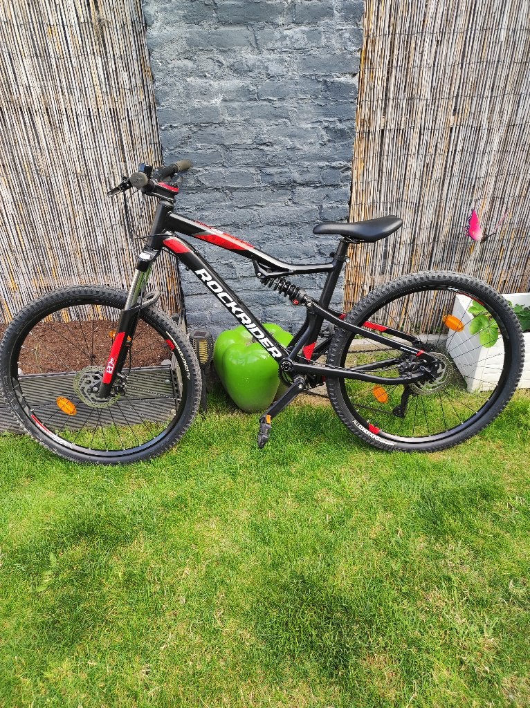 Rockrider st 530S-fietsen, Fietsen en Brommers, Fietsen | Heren | Sportfietsen en Toerfietsen, Vering, Zo goed als nieuw, Schijfrem