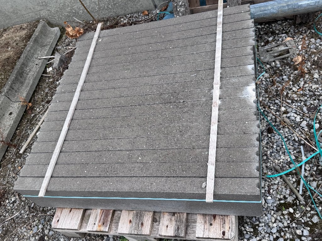 Bordure béton 100 x 20 x 6, Jardin & Terrasse, Traverses & Bordures, Bordure, Enlèvement, 100 à 200 cm, Neuf