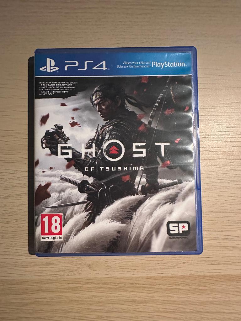 Ghost of Tsushima PS4, Games en Spelcomputers, Games | Sony PlayStation 4, Zo goed als nieuw, Avontuur en Actie, 1 speler, Vanaf 18 jaar