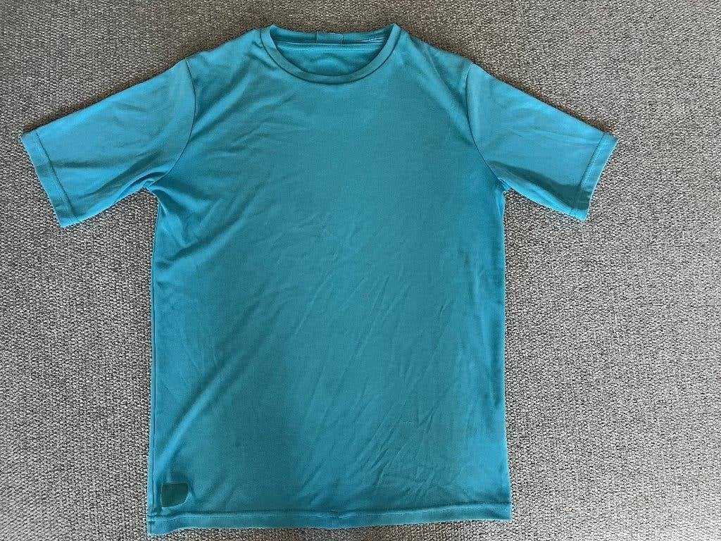 Sport t-shirt blauw maat 152, Ophalen of Verzenden, Zo goed als nieuw, Jongen, Shirt of Longsleeve