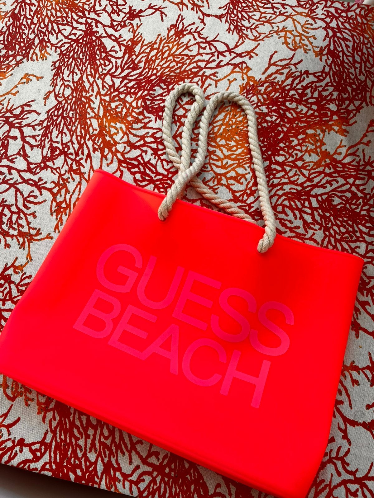 Guess tas fuchsia, Ophalen of Verzenden, Zo goed als nieuw