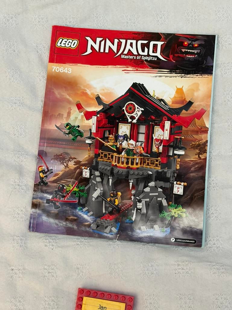 Lego ninjago 70643 gebouwd compleet zonder doos, Lego, Ophalen of Verzenden, Zo goed als nieuw, Compleet