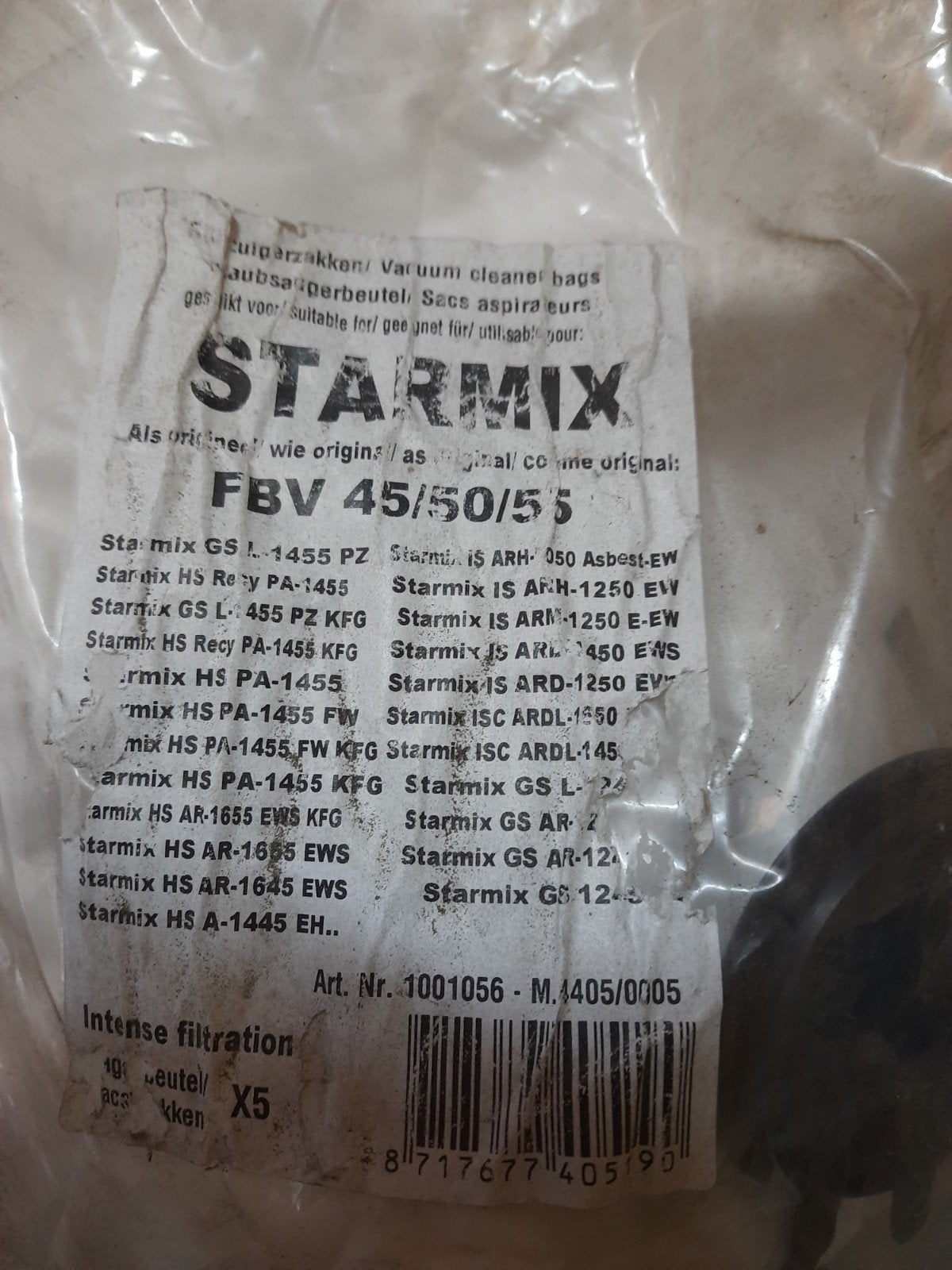 3 stofzuig zakken starmix, Ophalen of Verzenden, Nieuw
