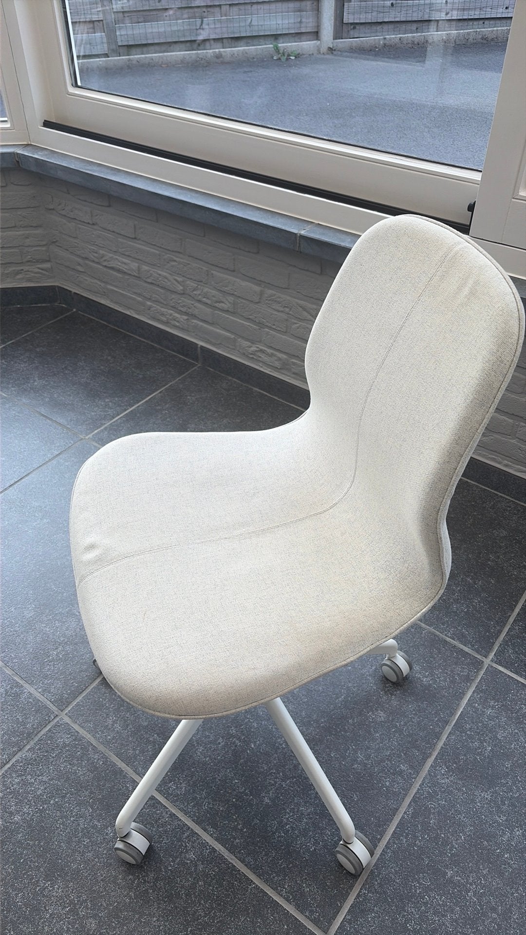 Bureaustoel Langfjall, Ophalen, Gebruikt, Beige, Bureaustoel