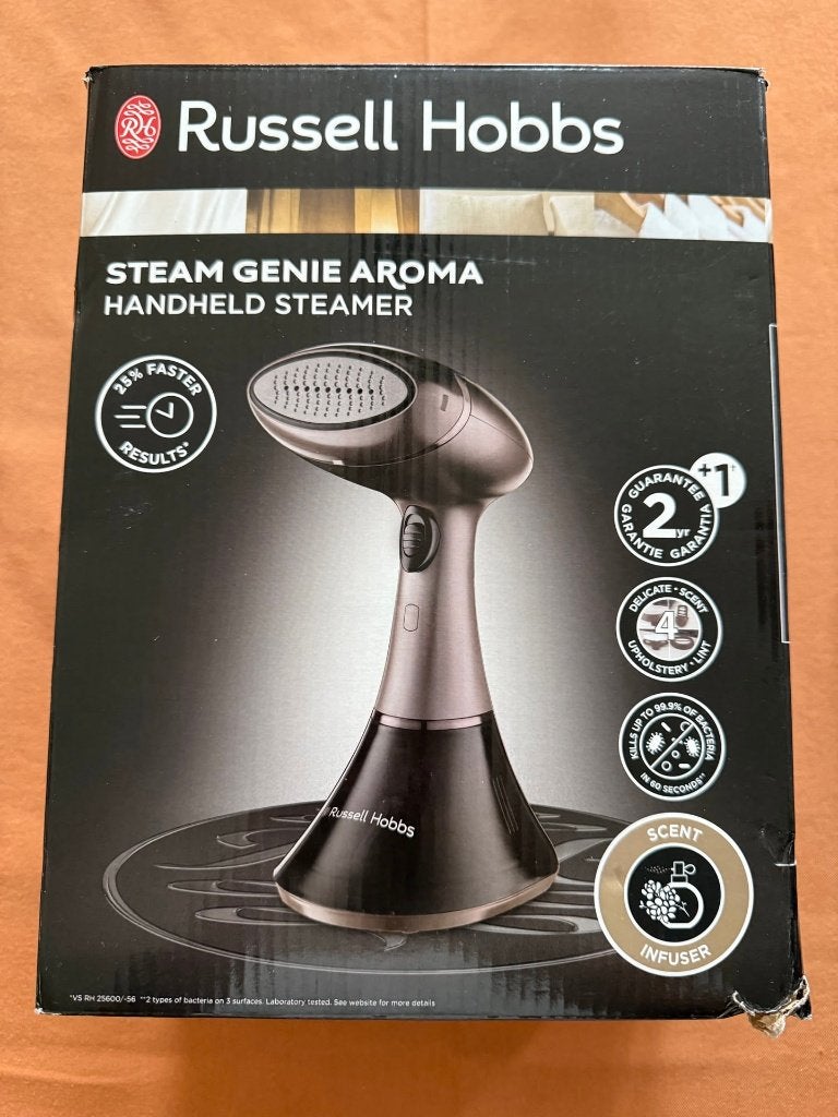Steam Genie Aroma handheld steamer van Russell Hobbs, Elektronische apparatuur, Ophalen of Verzenden, Nieuw, Kledingstomer