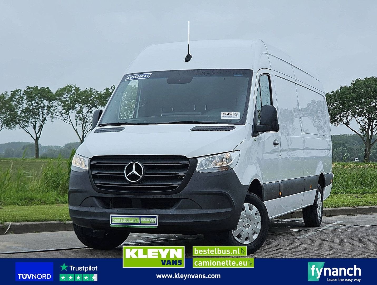 Mercedes-Benz SPRINTER 317 ac automaat EURO6, Automaat, Parkeercamera, Wit, Mercedes-Benz
