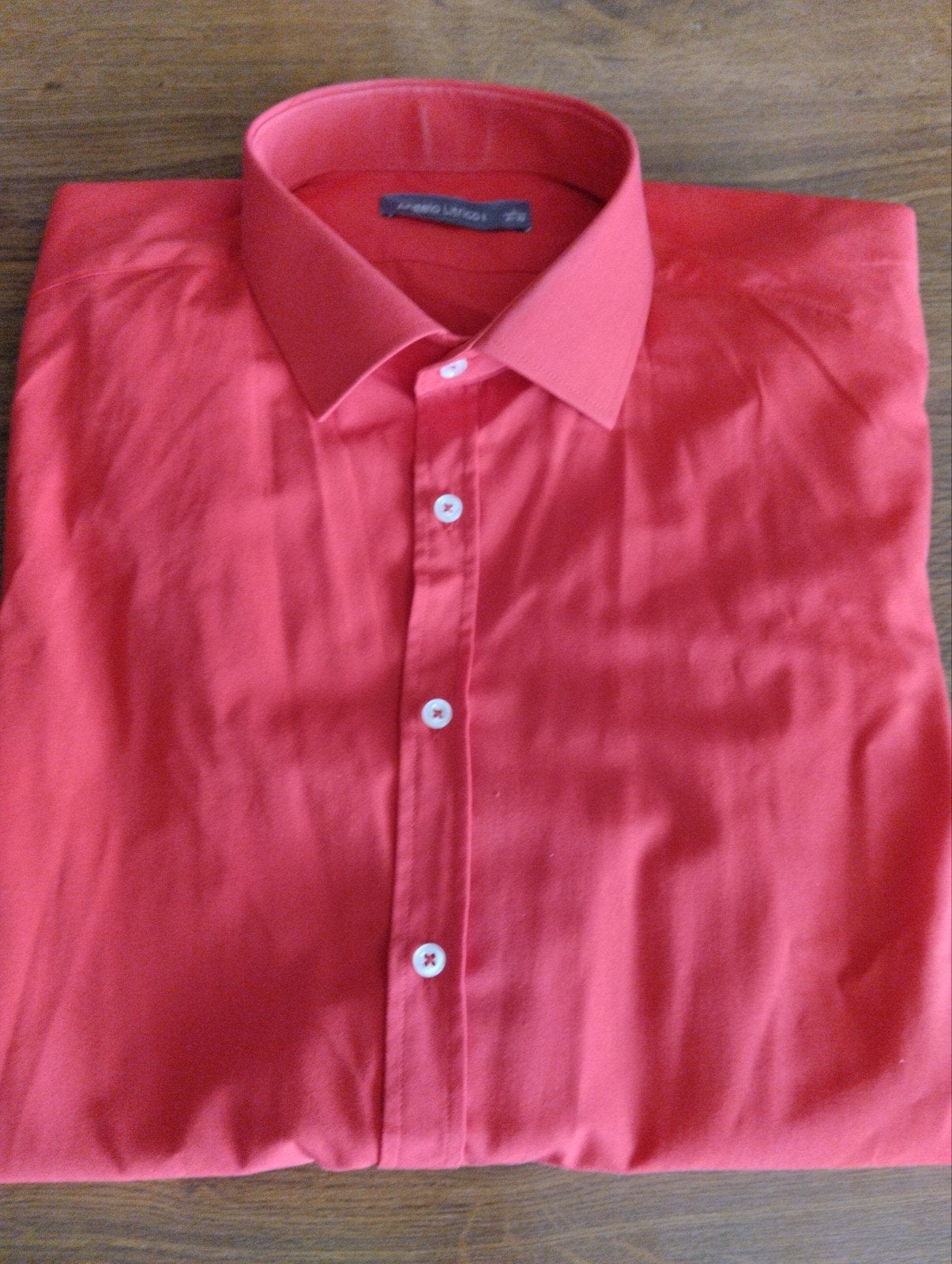 heren lange mouwen rood Angelo Litrico maat 41/42, Ophalen of Verzenden, Rood