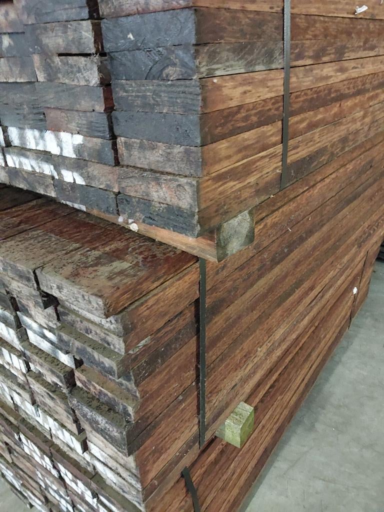 wallaba hout uit het stuwmeer 35x155 verschillende lengtes, Ophalen, Nieuw