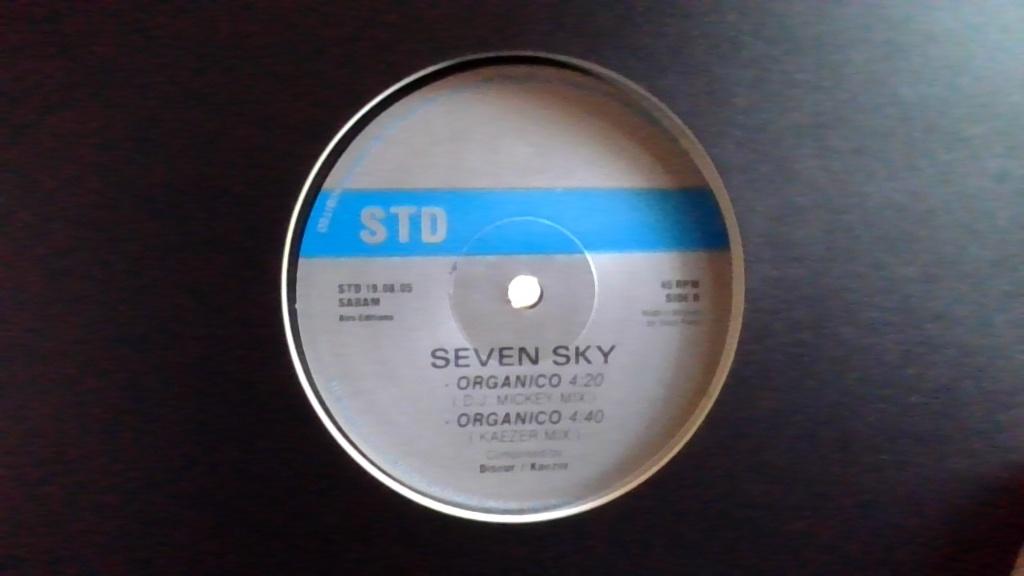 SEVEN SKY " ORGANICO ", Cd's en Dvd's, Vinyl | Dance en House, Ophalen of Verzenden, Zo goed als nieuw, 12 inch, Techno of Trance