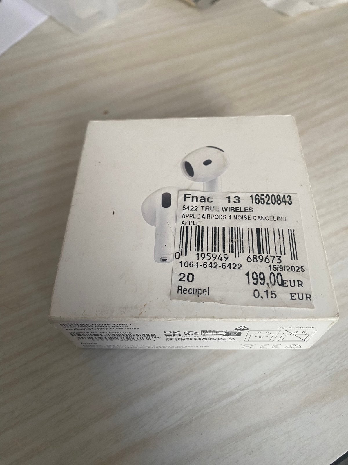 Boitier airpods 4, Enlèvement ou Envoi, Comme neuf