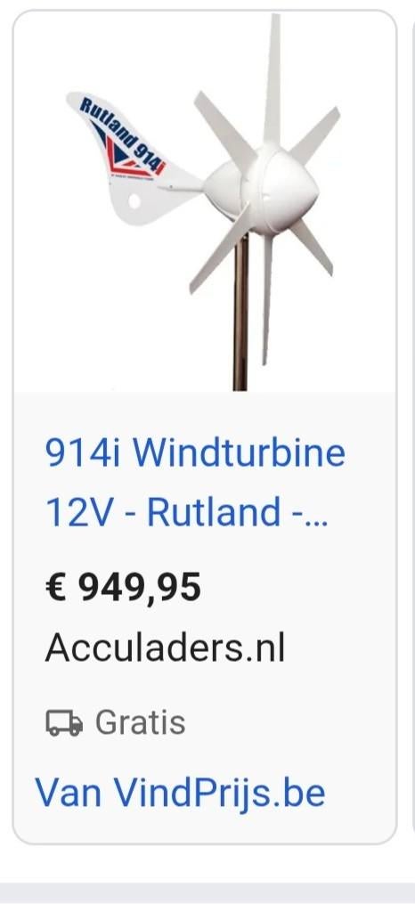 Eolienne 12 V, Enlèvement