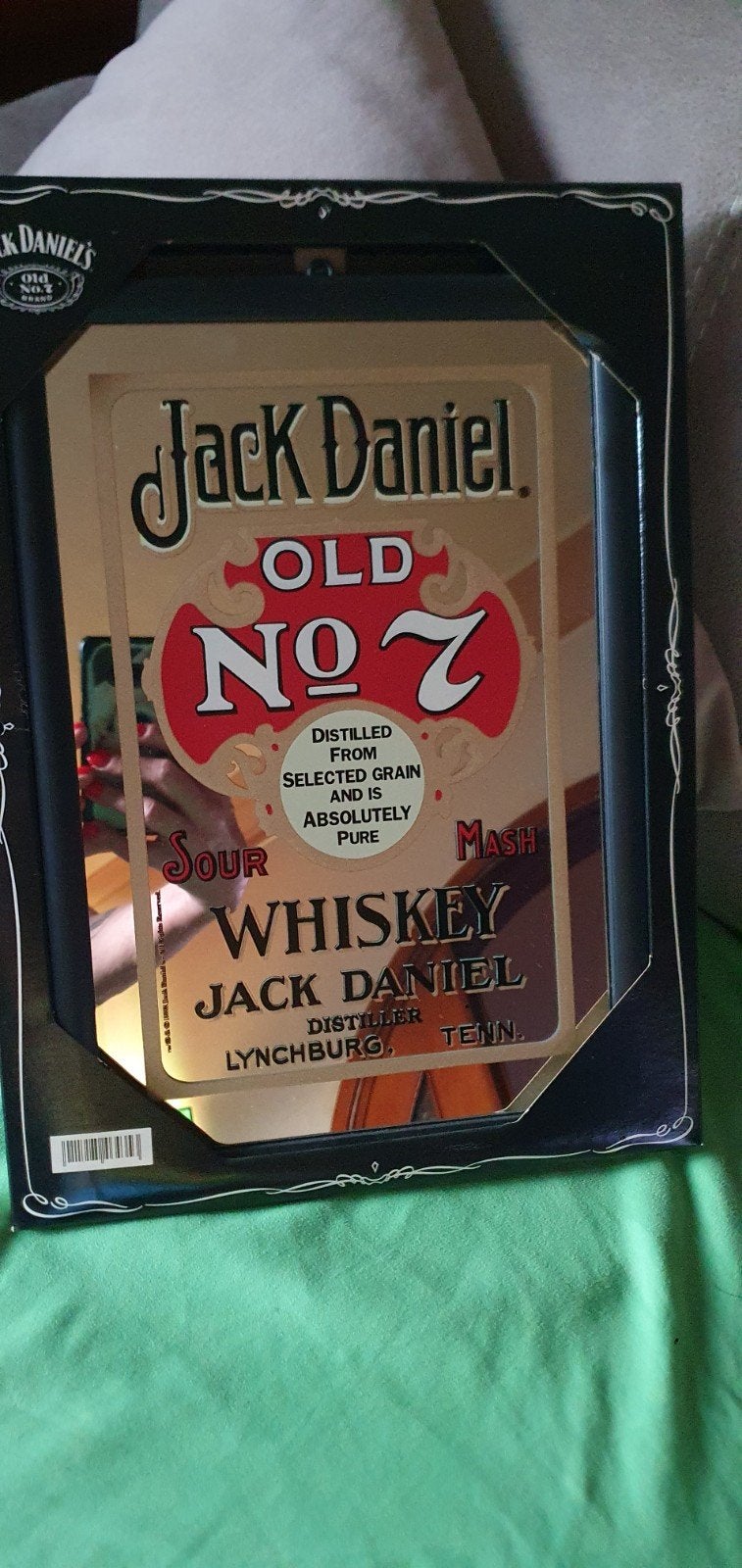 Jack Daniels Spiegel, Antiek en Kunst, Ophalen of Verzenden, Rond