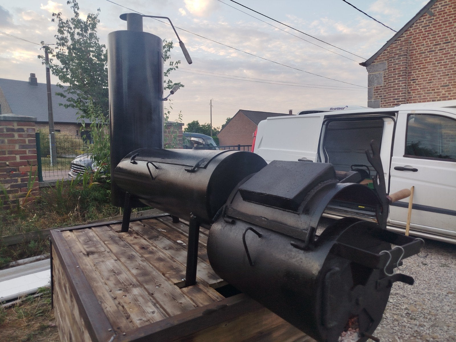 Remorque BBQ Oklahoma Véritable Smooker, Ophalen, Gebruikt, Oklahoma