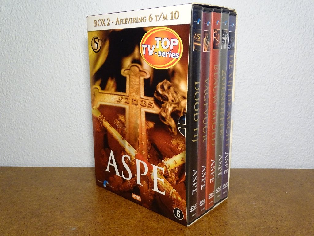 DVD-Box 'ASPE' met vijf afleveringen, Cd's en Dvd's, Gebruikt, Vanaf 16 jaar, Boxset, Ophalen of Verzenden