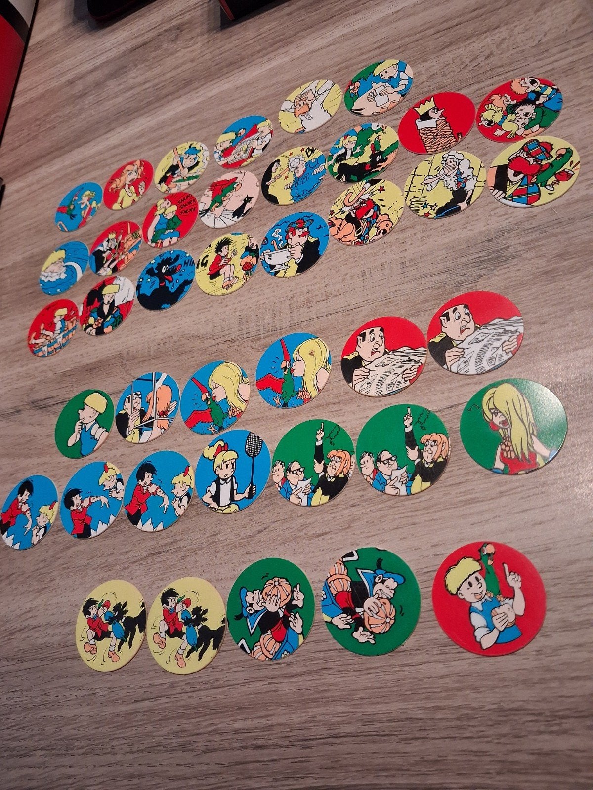Jommeke's flippo's 40 stuks : Verschillende sets., Verzamelen, Flippo's, Ophalen, Verzameling