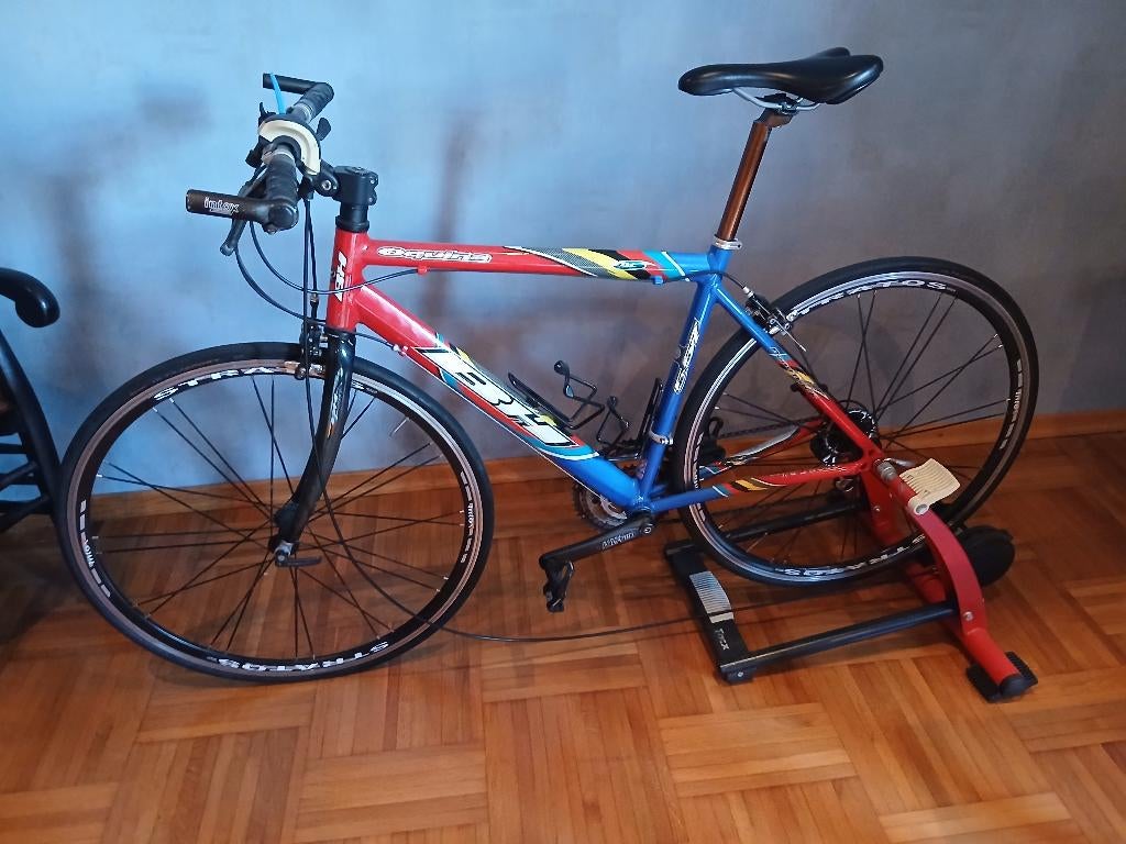 baanfiets  met mtb stuur triple, Fietsen en Brommers, Gebruikt, Dames, Geen vering, 53 tot 57 cm